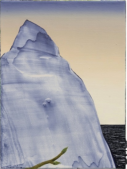 David Borgmann: o.T. [ST 71], 2017, Öl auf Leinwand, 40 x 30 cm

